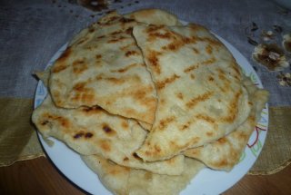Schiacciata cu ulei de masline la tigaie