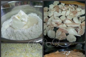 Tarta cu piept de pui