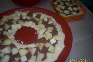 Chec cu cacao si mere