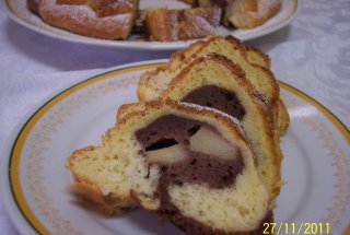 Chec cu cacao si mere