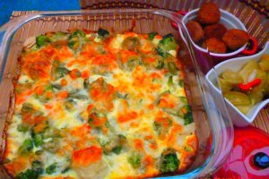 Legume gratinate - La multi ani, Cris!