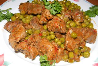 Mazare verde  cu carne si oregano