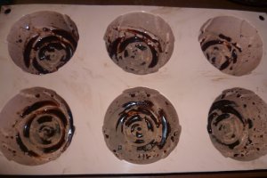Tarte mici cu ciocolata