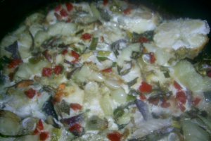 Salau cu legume si salvie - la cuptor