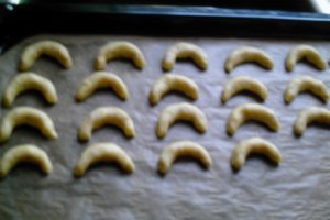 Cornulete cu vanile(Vanillekipferl)