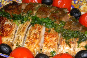 Platica cu rosii si ghimbir -la tigaie