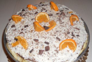 Tort  de mandarine pentru Andreea