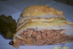 Placinta cu ciuperci si pui