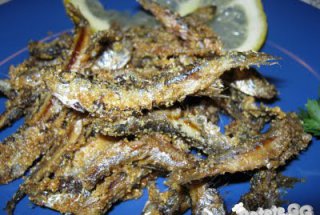 Şprot prăjit (Hamsii prăjite)
