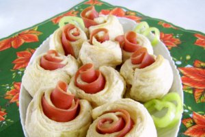 Trandafiri din foietaj