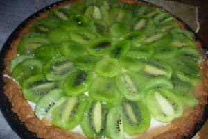 Tarta cu lamaita si kiwi