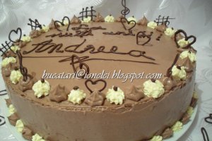 Tort  Ganache-Tortul Andreei.
