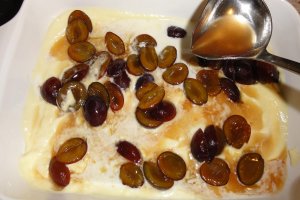 Lasagna dulce ,cu prune caramelizate si scortisoara (Süsse Zwetschgen-Lasagne)