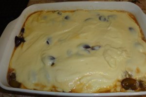 Lasagna dulce ,cu prune caramelizate si scortisoara (Süsse Zwetschgen-Lasagne)