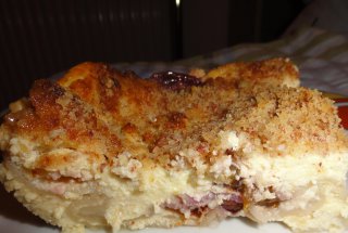 Lasagna dulce ,cu prune caramelizate si scortisoara (Süsse Zwetschgen-Lasagne)