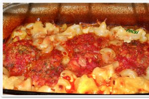 Fileuri de muschi cu paste si branza la cuptor