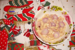 Salata de ton cu paste si maioneza