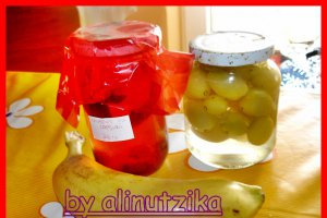 Salata de fructe din compot  + banane
