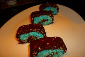 Rulada de biscuiti cu cocos