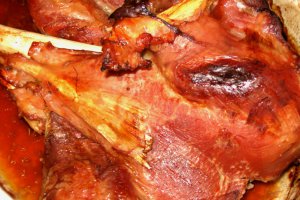 Pulpa de curcan in sos teriyaki