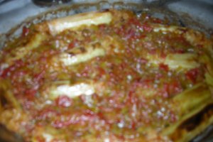 Praz umplut cu orez si ciuperci