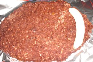 Rulada din biscuiti cu banane