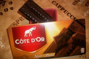 Macarons cu ciocolata Cote D'Or