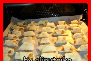 Cornulete cu dulceata din coji de lubenita si rahat
