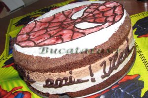 La multi ani, Vladut de 7 anisori!--- TORT SPIDERMAN---