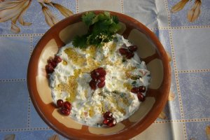 "Labaneh" cu coriandru verde si ardei iute