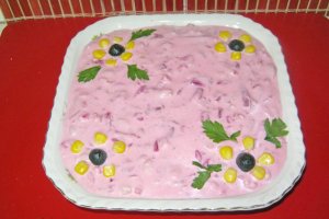 Salata de sfecla rosie-aperitiv