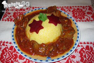 Ficatei de pui cu sos de rosii