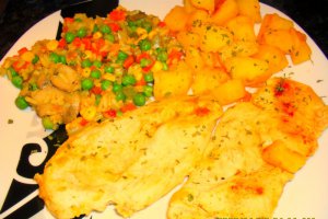 Piept de pui cu cartofi -la tigaia HOT PAN