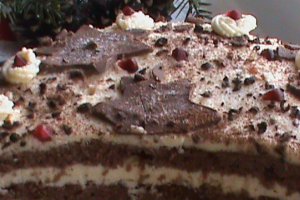 Tort "1000 de stele" de ciocolata si vanilie