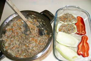 Dovlecei si ardei umpluti
