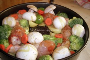 Pui cu legume la Dry Cooker