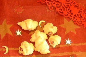 Cornulete cu rahat rosu:))