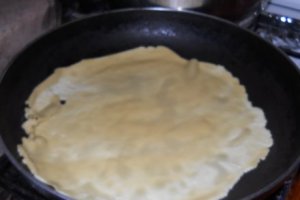 Tort cu foi coapte in tigaie