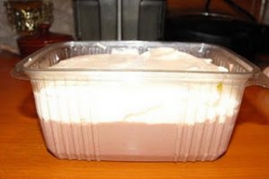 Inghetata cu vanilie si cacao