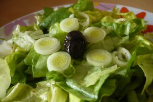 Salata verde cu praz