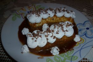 Banana in sos caramel si frisca