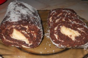 Rulada de biscuiti