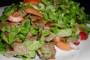 Salata dietetica cu carne