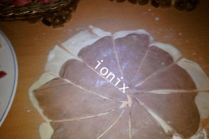 Cornulete in doua culori (de post)