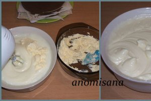 Tort cub de lapte acoperit cu pastă marshmallow pentru moţ