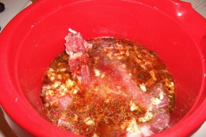 Ceafa de porc la gratar