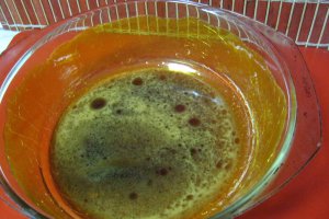 Crema de zahar ars, cu blat