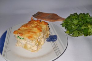 Sufleu cu pui si cartofi