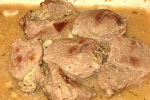 Muschiulet de vitel in marinata cu mustar