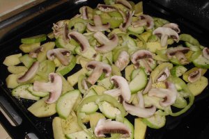 Peste cu legume la cuptor